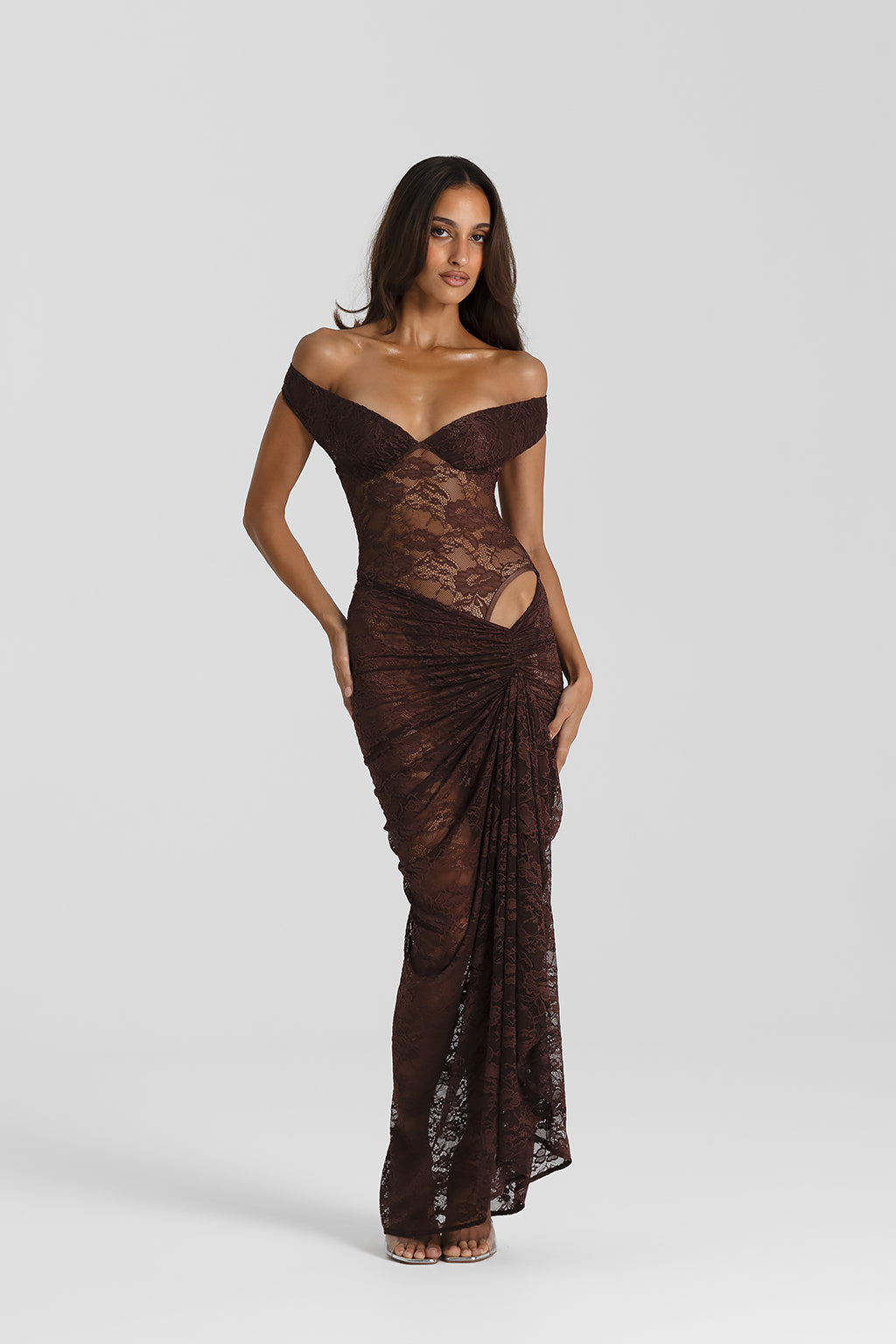 natalie rolt off the shoulder dress Natalie Rolt | Couanis Wedding