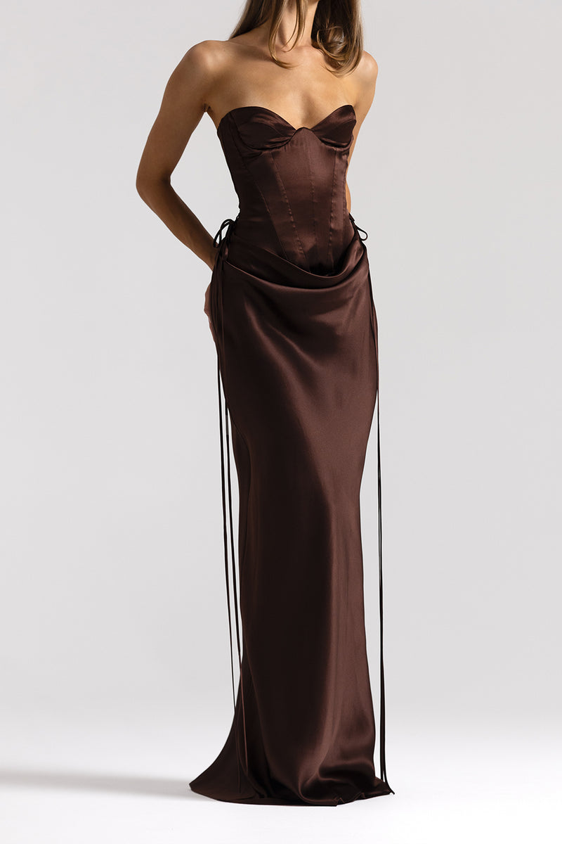 ElinaBustier_EvelynSkirt_Espresso