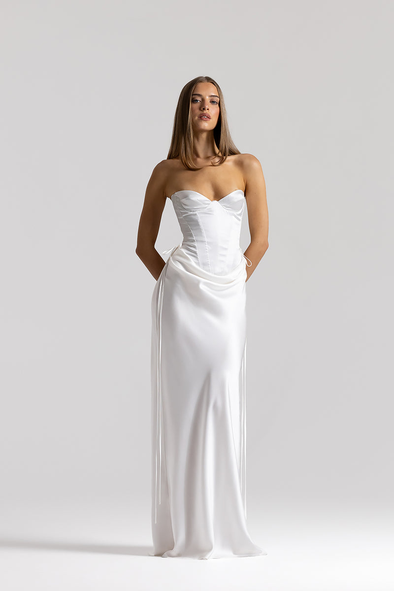 ElinaBustier_EvelynSkirt_White