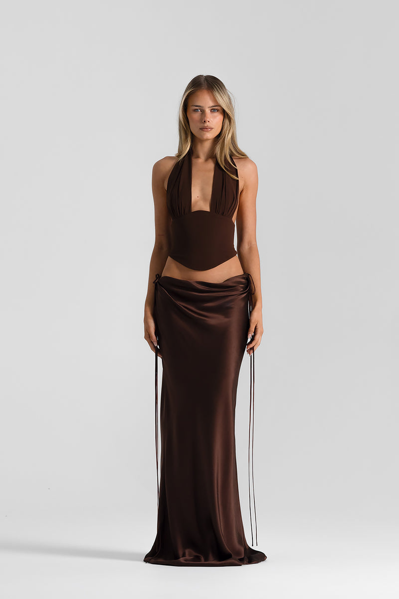 EvelynSkirt_BronteTop_Espresso