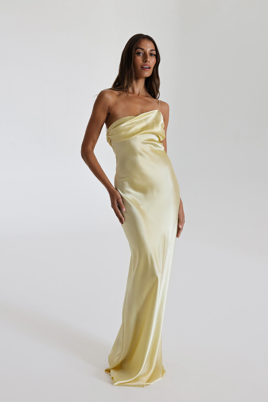 natalie rolt off the shoulder dress Natalie Rolt - Cadence Gown Baby Blue