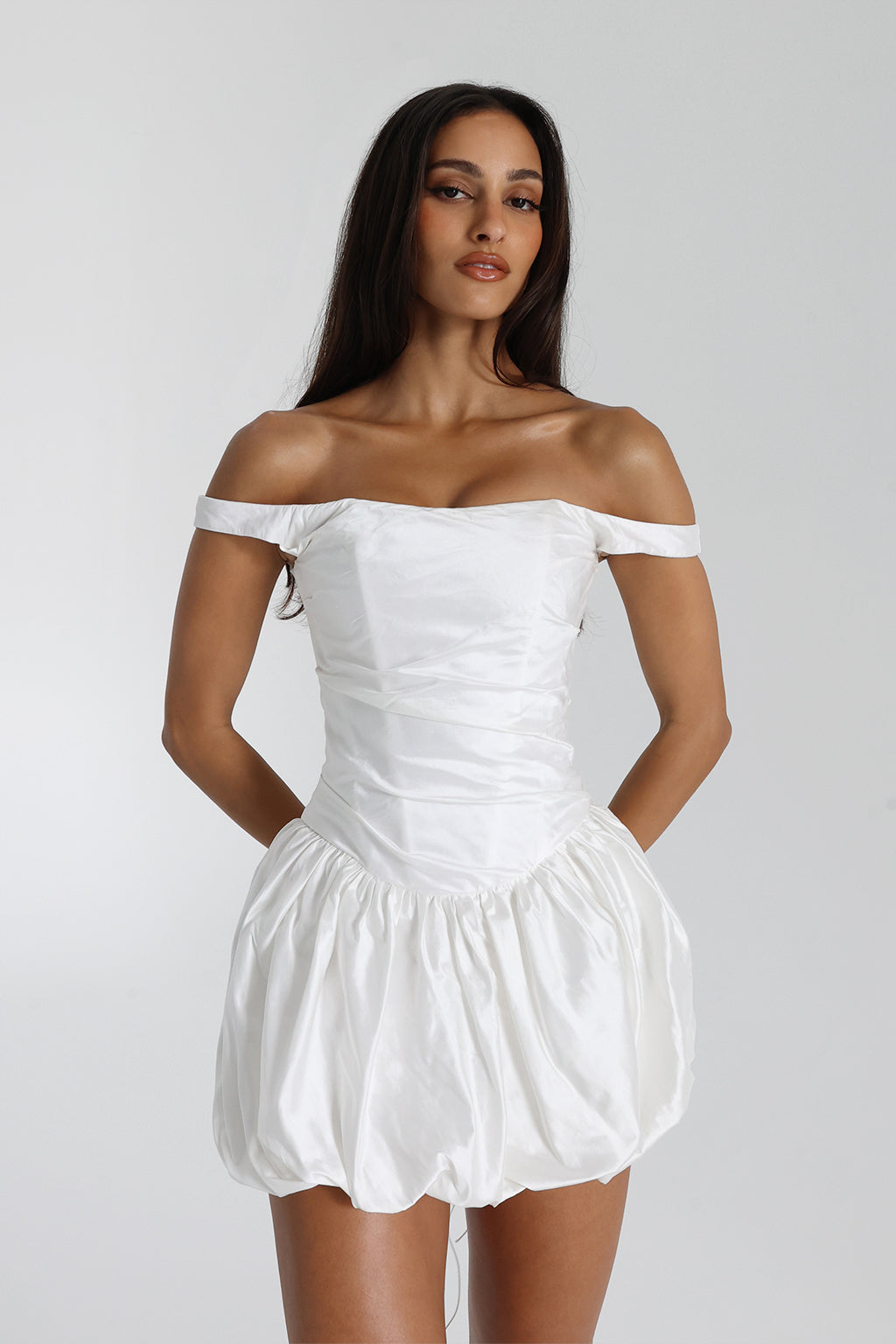 natalie rolt florence mini dress Natalie Rolt Florence Mini Dress in White