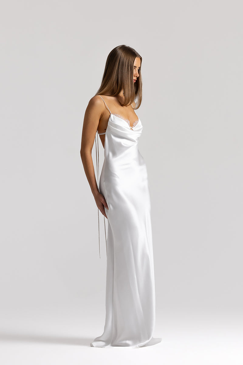 TaliaGown_White