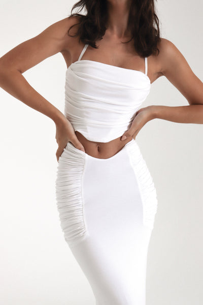 Constance Crop White