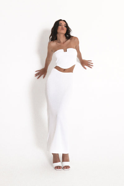 Piper Skirt White